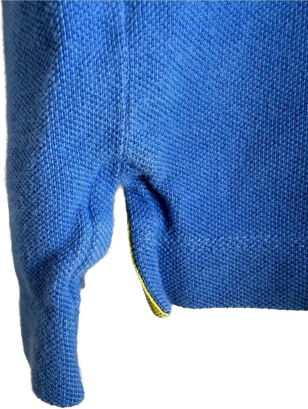 LRL Lauren Ralph Lauren Blue Polo Shirt w/ Gold Buttons Womens Size 1X XL Cotton
